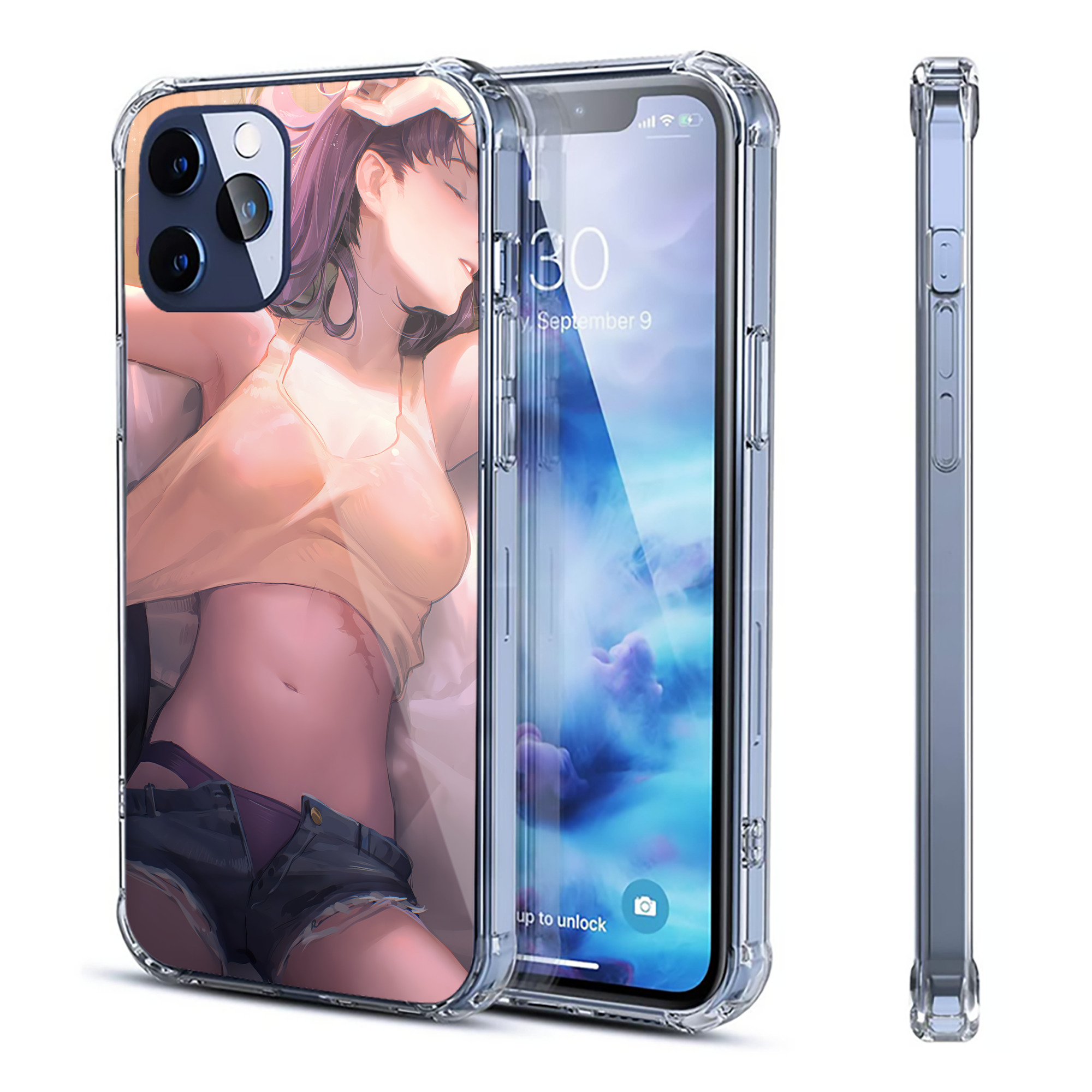（画像用） EVA 新世紀エヴァンゲリオン 【iPhone 12シリーズ対応】透明スマホケース（クリアソフトケース）
